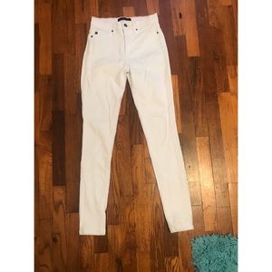 KanCan High Waisted White Skinny Jeans